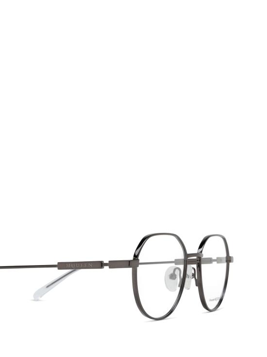 25FW 알렉산더 맥퀸 안경 AM0479O 003 RUTHENIUM - ALEXANDER MCQUEEN