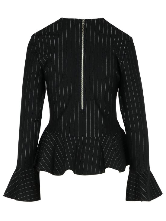 25SS 가니 블라우스 T4085099 Black - GANNI