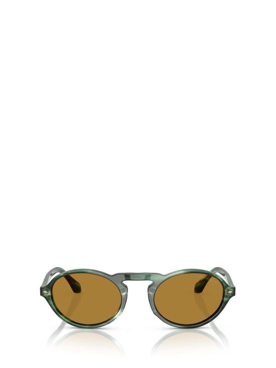26FW 조르지오 아르마니 선글라스 AR8219U 616453 STRIPED GREEN