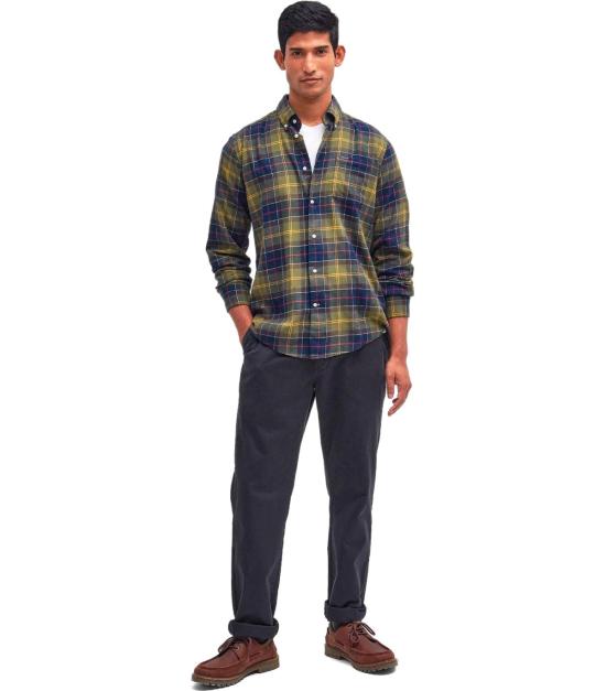 26SS 바버 긴팔 셔츠 MSH4991 TN52 M Green - BARBOUR