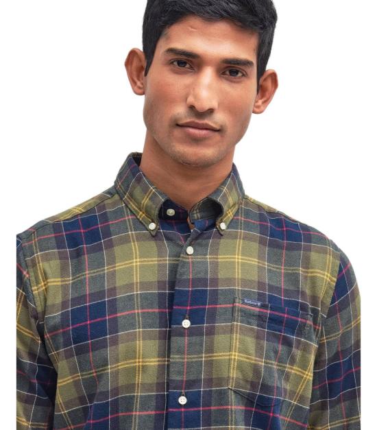 26SS 바버 긴팔 셔츠 MSH4991 TN52 M Green - BARBOUR