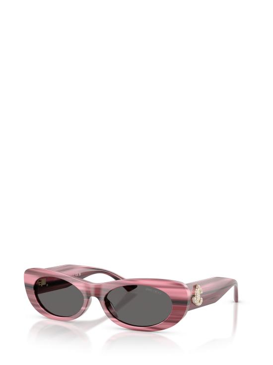 26FW 지미추 선글라스 JC5038BU 506487 STRIPED CRANBERRY - JIMMY CHOO
