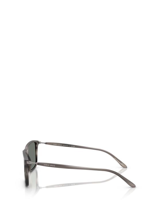 26FW 조르지오 아르마니 선글라스 AR8218 616611 MATTE STRIPED GREY - GIORGIO ARMANI