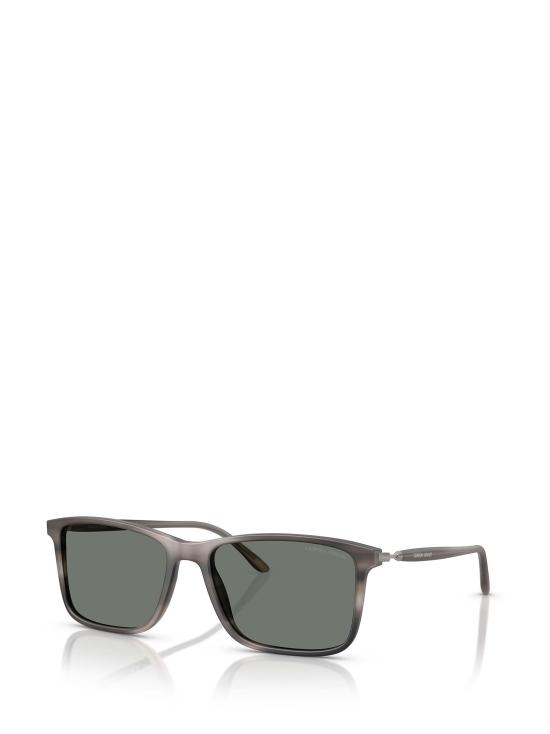 26FW 조르지오 아르마니 선글라스 AR8218 616611 MATTE STRIPED GREY - GIORGIO ARMANI