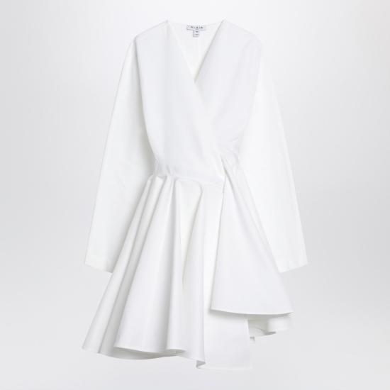  알라이아 미디 원피스 AA9R2618T447ACO White
