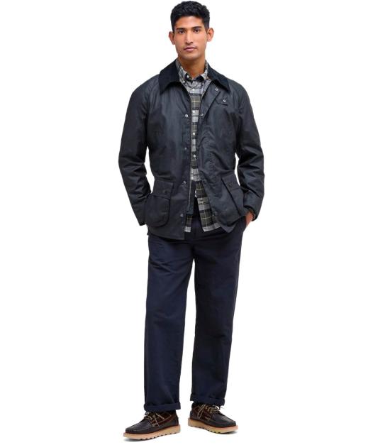 26SS 바버 애쉬비 왁스 자켓 MWX0339 NY92 M Blue - BARBOUR