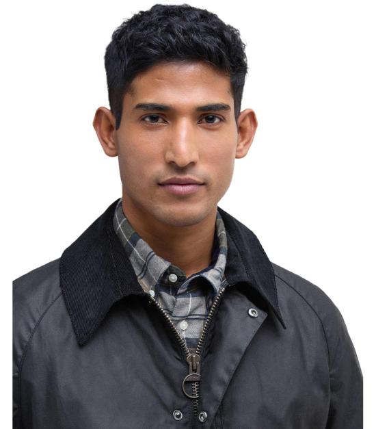 26SS 바버 애쉬비 왁스 자켓 MWX0339 NY92 M Blue - BARBOUR