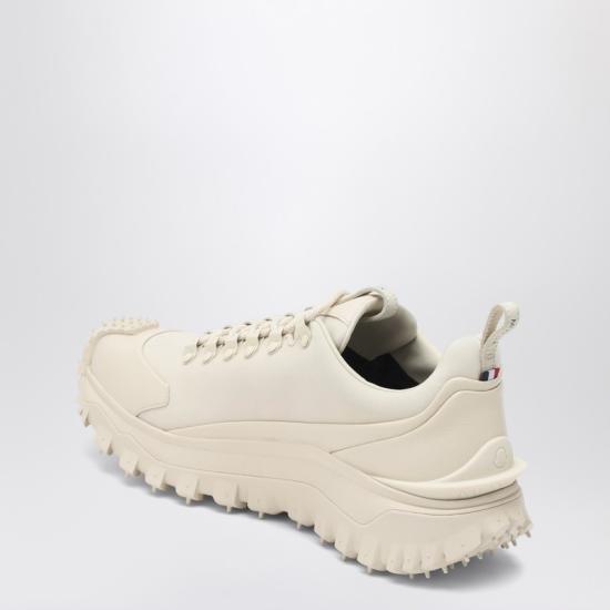  몽클레어 트레일그립 APEX2GTX 누벅 & 레더 트레이너 4M00320M7596 White - MONCLER