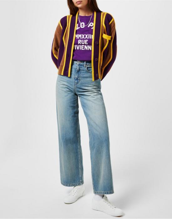 25SS 겐조 탑 FD52TS0424SO83 Purple - KENZO