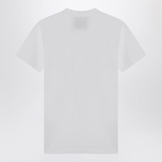  모스키노 반팔 티셔츠 J07160541 White - MOSCHINO