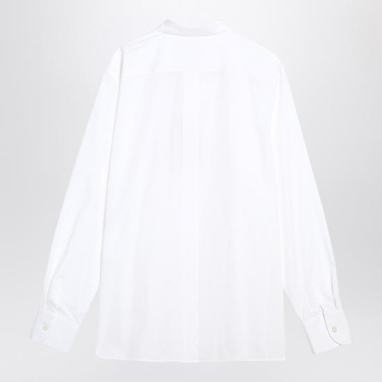25FW 생로랑 후드 티셔츠 826821Y217W White - SAINT LAURENT