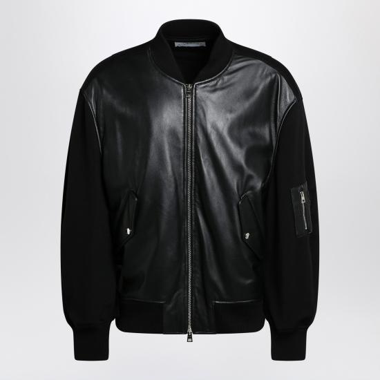 25FW 지방시 가죽 자켓 BM01DF4YND Black