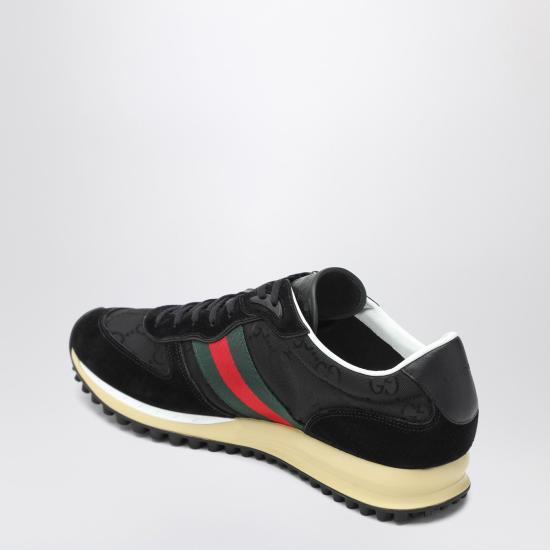 25FW 구찌 리 모션 남성 스니커즈  832461AAEW3 Black - GUCCI