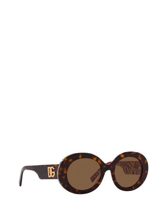 26FW 돌체앤가바나 선글라스 DG4448 321773 HAVANA ON WHITE BARROW - DOLCE & GABBANA
