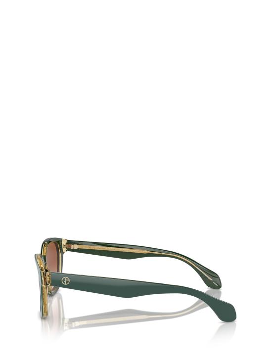 26FW 조르지오 아르마니 선글라스 AR8207 608613 TOP GREEN OLIVE TRANSPARENT - GIORGIO ARMANI