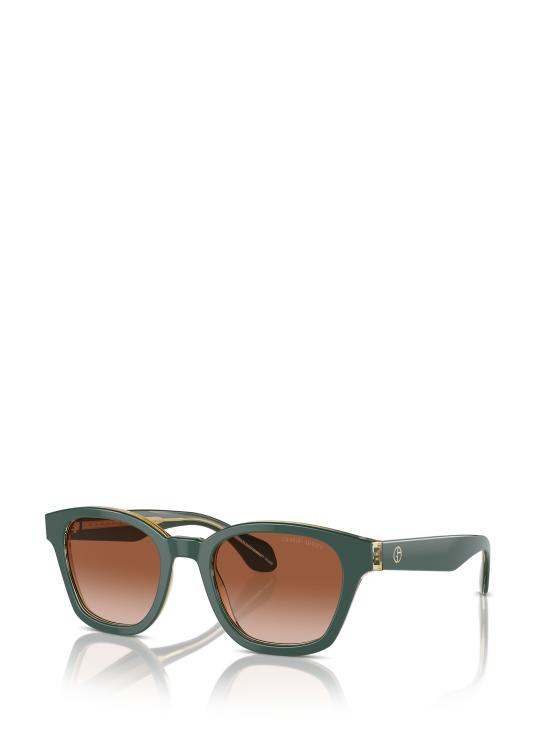 26FW 조르지오 아르마니 선글라스 AR8207 608613 TOP GREEN OLIVE TRANSPARENT - GIORGIO ARMANI