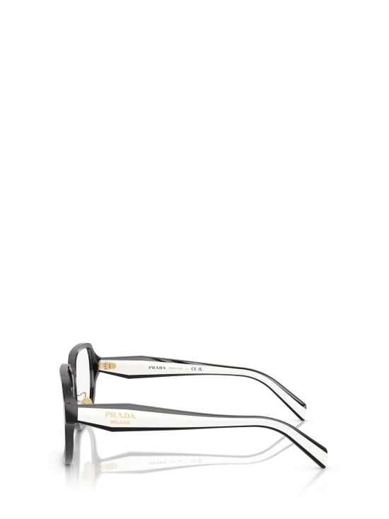 25FW 프라다 안경 PR B07VD 16K1O1 BLACK - PRADA
