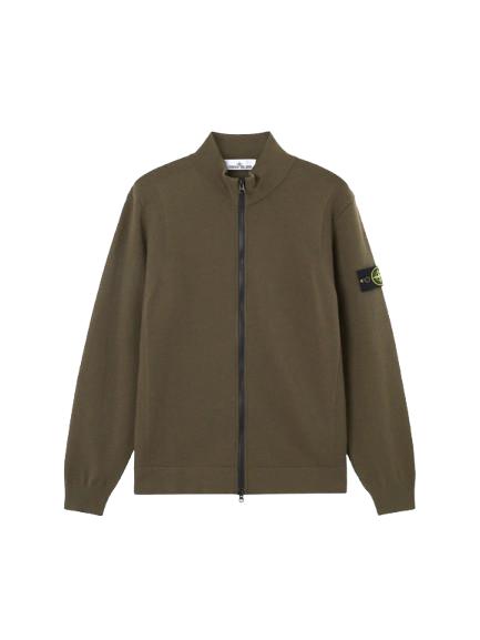 25FW 스톤 아일랜드 집업 니트 K2S15 5100062 S00A1 V0054 Military green
