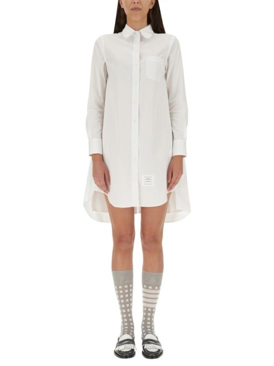  톰브라운 미디 원피스 FDSD95A 03113100 White - THOM BROWNE