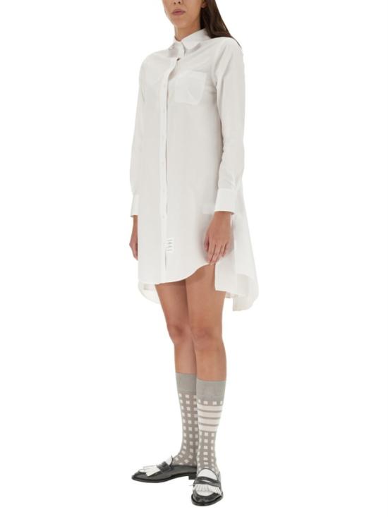  톰브라운 미디 원피스 FDSD95A 03113100 White - THOM BROWNE