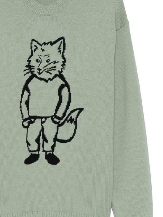 25SS 메종키츠네 숏팬츠 OM00802KT1030 0078 VERT DE GRIS - MAISON KITSUNE