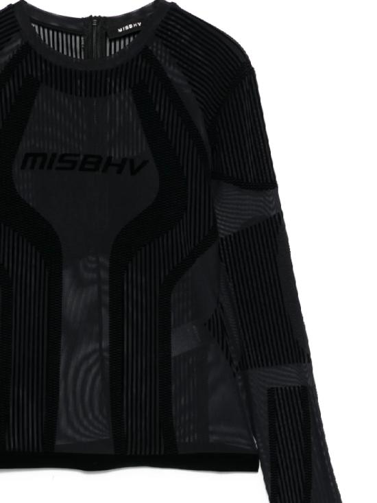 25FW 미스비헤이브 긴팔 티셔츠 250W501 BLACK - MISBHV