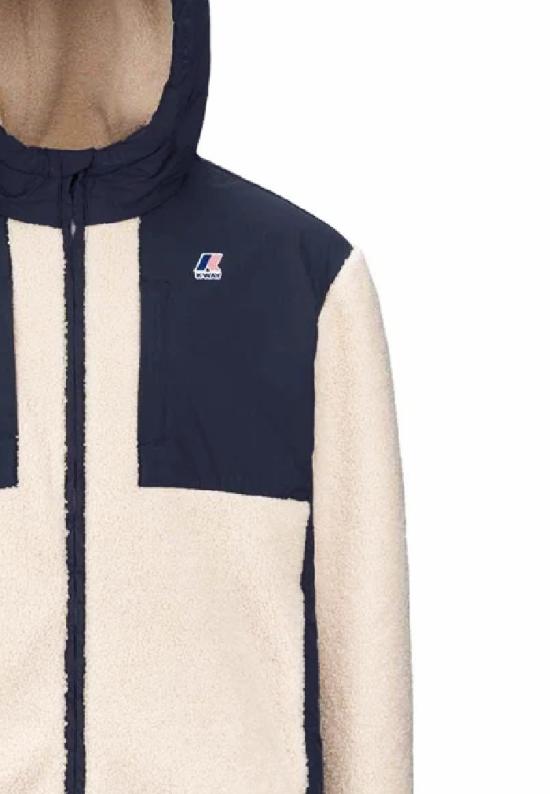 25FW [키즈] 까웨 자켓 K21452W A04 Blue depth ecru - K-WAY