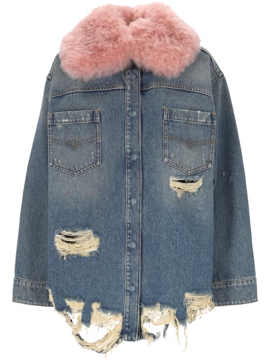 25FW 블루마린 셔츠 A522J211A C6C11 ICE BLU PINK