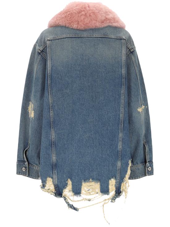 25FW 블루마린 셔츠 A522J211A C6C11 ICE BLU PINK - BLUMARINE