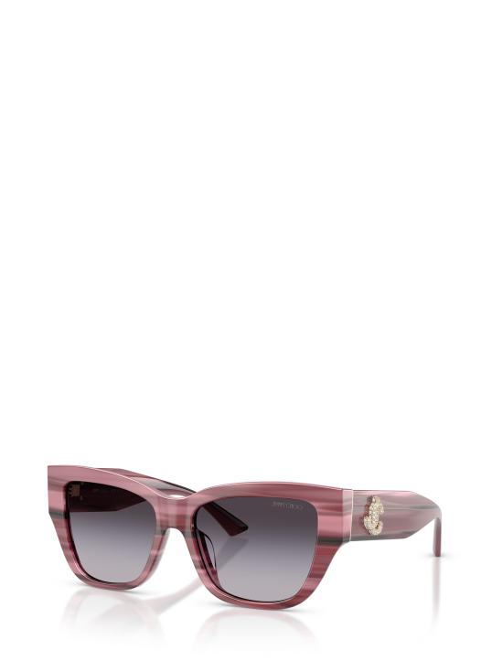25FW 지미추 선글라스 JC5039BU 50648G STRIPED CRANBERRY - JIMMY CHOO