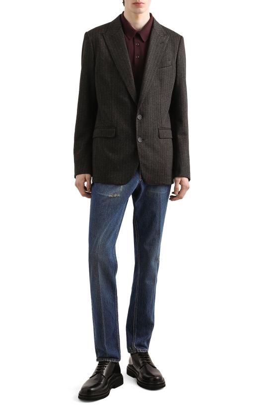 25FW 돌체앤가바나 스트레이트 팬츠 GYJCCDG8NJ8 S9001 VARIANTE ABBINATA - DOLCE & GABBANA