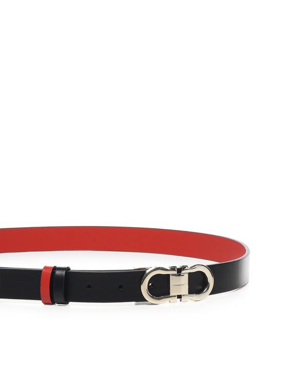25FW 살바토레 페라가모 벨트 230294 771068003 Black red - SALVATORE FERRAGAMO