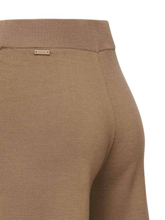 25FW 막스마라 스트레이트 팬츠 2521336011600 004 Hazelnut - MAX MARA