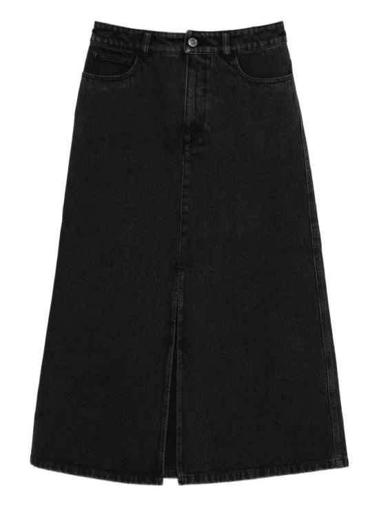 25FW 아페쎄 미디 스커트 COHDK F06423 LZE WASHED BLACK