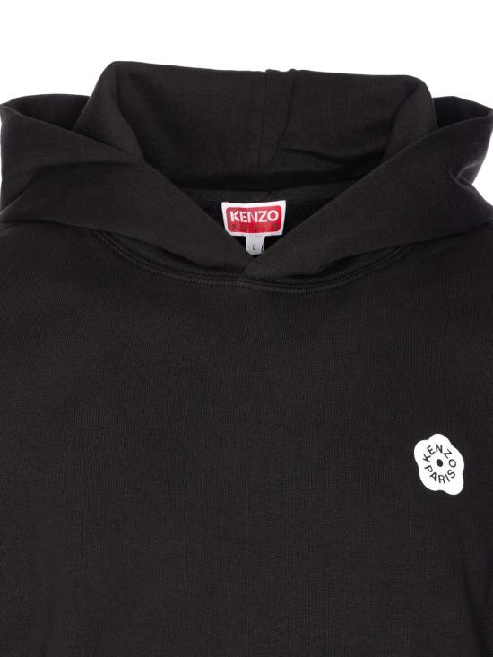 25FW 겐조 후드 티셔츠 FF65HO2574MF 99J BLACK - KENZO