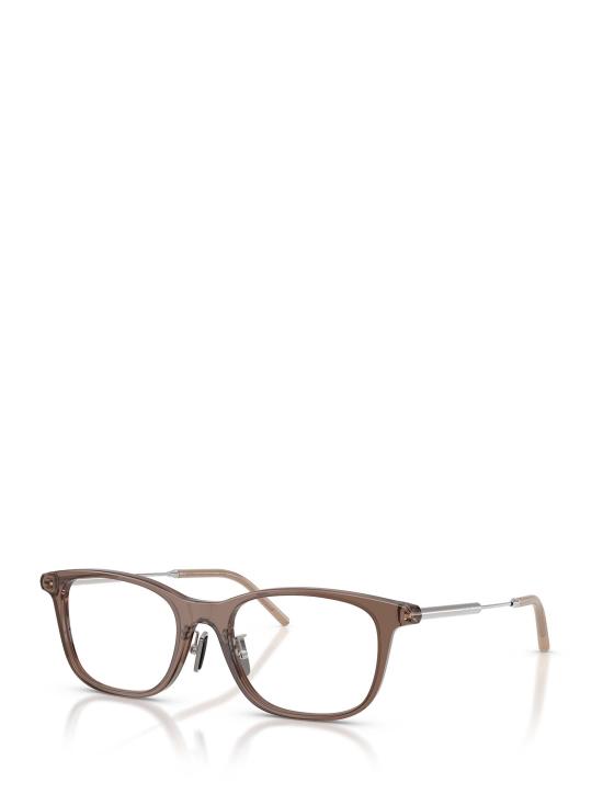 26FW 몽클레어 스퀘어 프레임 안경 ME2013D 3019 SHINY TRANSPARENT BROWN - MONCLER