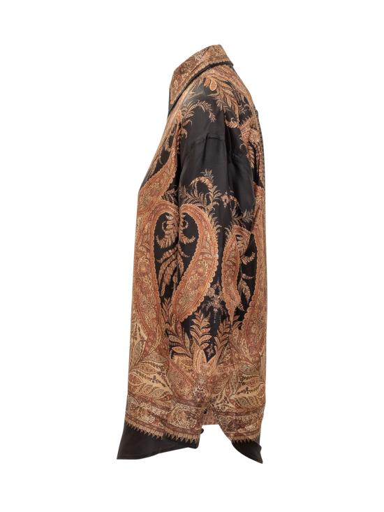 25FW 짐머만 블라우스 9999TF251 BLKP BLACK PAISLEY - ZIMMERMANN