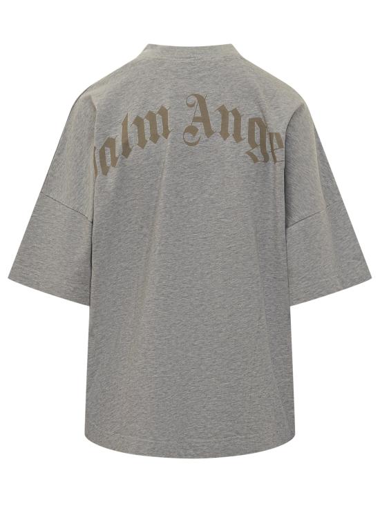 25FW 팜앤젤스 반팔 티셔츠 PWAA07DF25JER001 0858 GREY MELANGE - PALM ANGELS