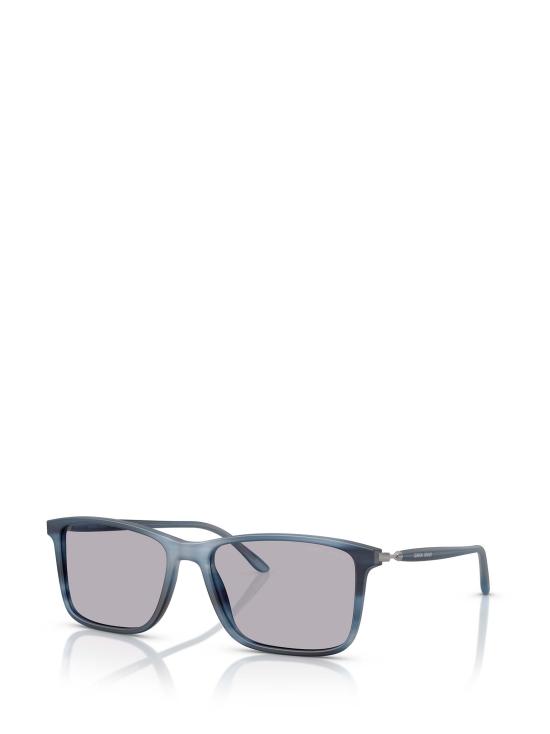 26FW 조르지오 아르마니 선글라스 AR8218 6165M3 MATTE STRIPED BLUE - GIORGIO ARMANI
