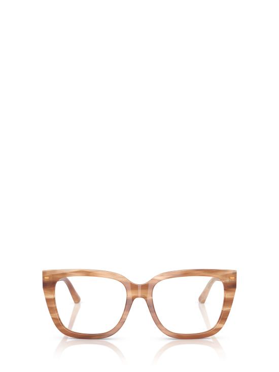 25FW 지미추 안경 JC3019B 5055 STRIPED HAVANA GLITTER BROWN