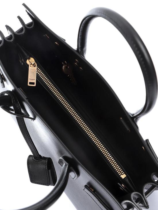 26FW 생로랑 스무스 레더 삭 드 주르 베이비백 42186302G9W1000 BLACK - SAINT LAURENT