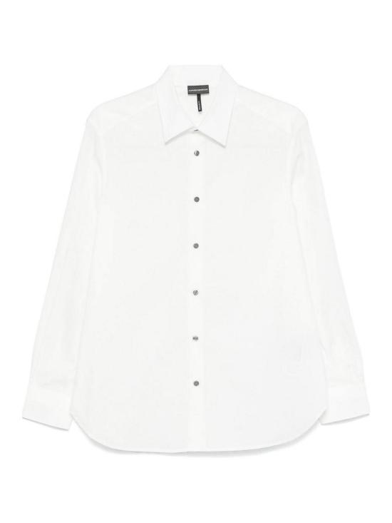 26SS 엠포리오 아르마니 긴팔 셔츠 EM001537AF14341F0094 White