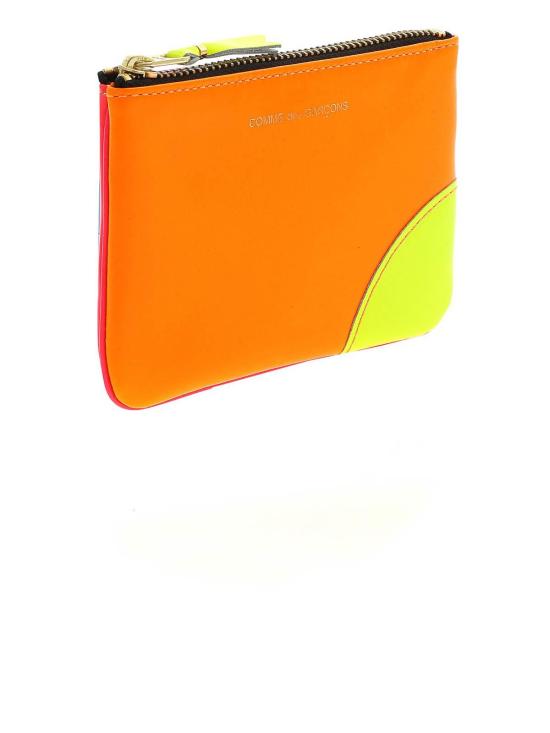  꼼데가르송 클래식 레더 라인 파우치  SA8100SF4 Yellow - COMME DES GARCONS