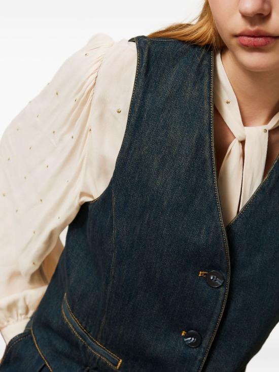 25FW 트윈셋 베스트 252TP2561 S1664301611 Denim - TWINSET