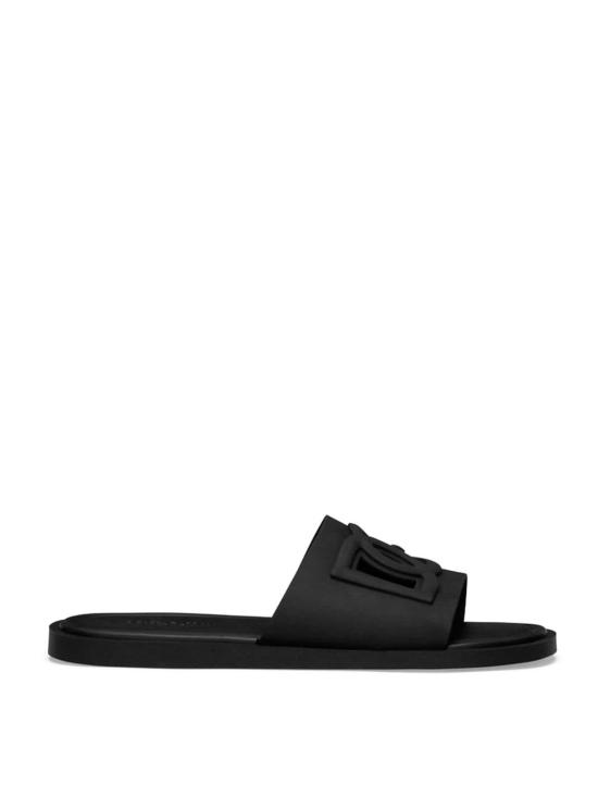 26FW 돌체앤가바나 러버 비치웨어 슬리퍼 CS2215AN99480999 BLACK
