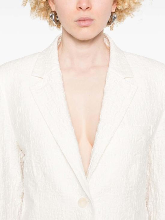  해리스와프런던 수트 자켓 A2535PYMYM02 White - HARRIS WHARF LONDON