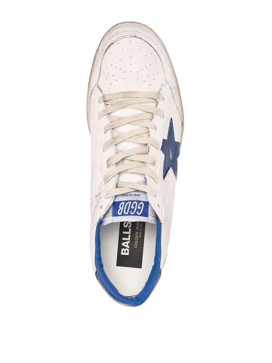 26SS 골든구스 볼스타 블루 스타 스니커즈 GMF00117F00219810327 White - GOLDEN GOOSE