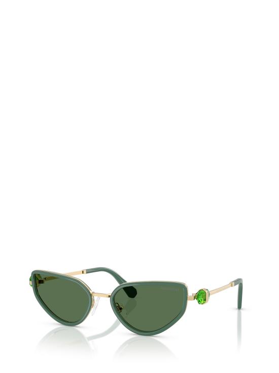 26FW 스와로브스키 선글라스 SK7027 403371 GOLD DARK GREEN - SWAROVSKI