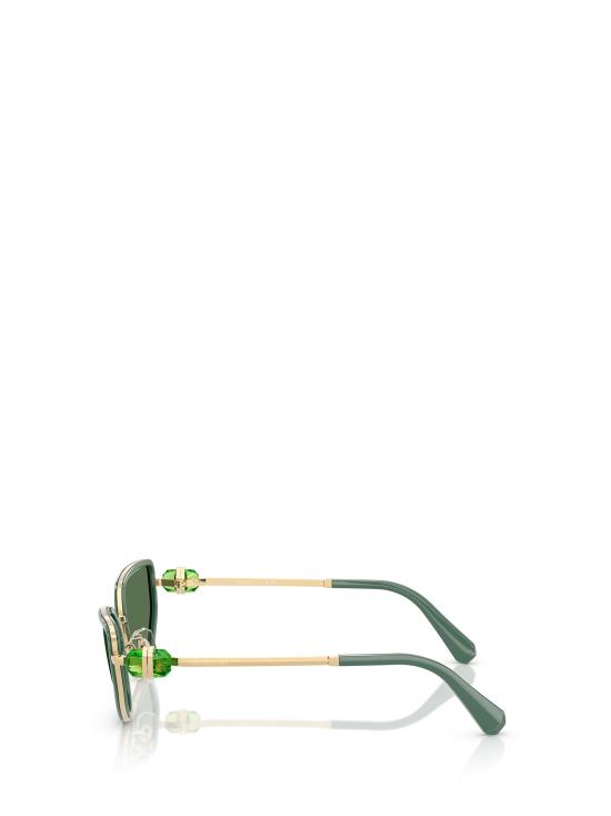 26FW 스와로브스키 선글라스 SK7027 403371 GOLD DARK GREEN - SWAROVSKI