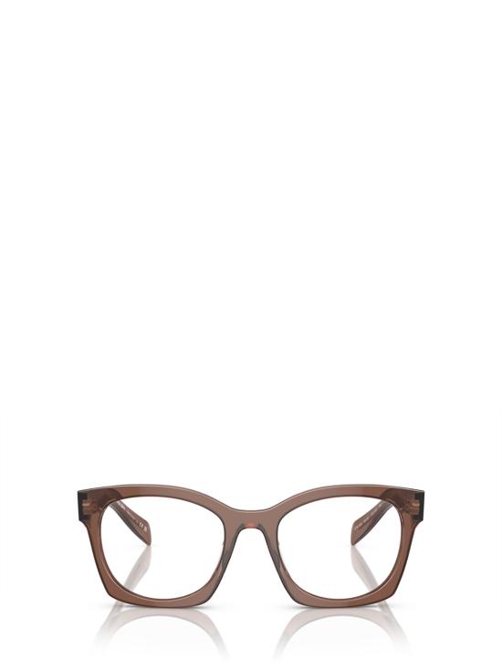 25FW 프라다 안경 PR A05V 17O1O1 TRANSPARENT BROWN